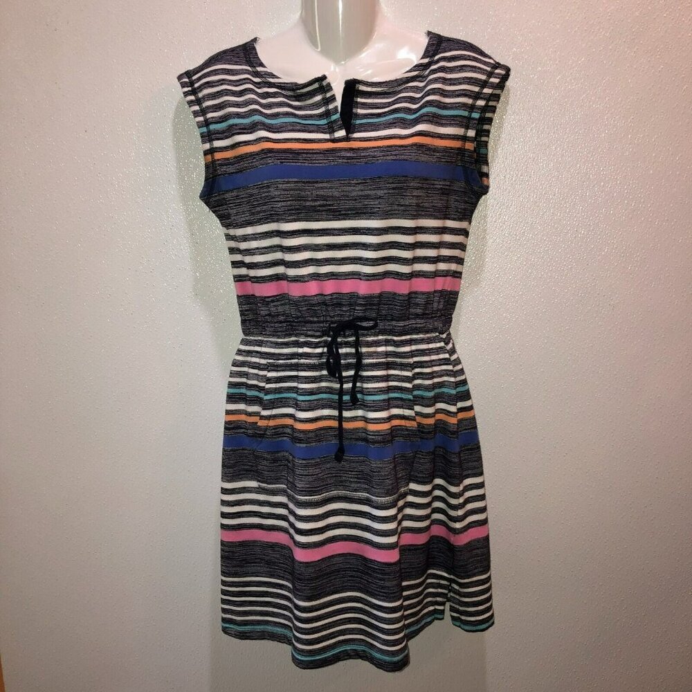 T By Talbots Small Multicolor Stripe Shift Dress … - image 6